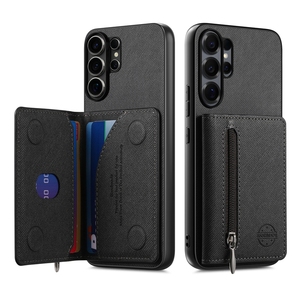Funda Magnética para Teléfono con Ranuras para Tarjetas de Crédito, Estilo Jeans, para Galaxy S25FE/S26 Ultra/A37/A57, para <span class=keywords><strong>Samsung</strong></span> A56/S24FE, Funda Tipo Cartera con Cierre - Product Image 1