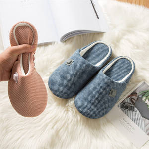 Pantofole riscaldate a batteria elettrica in Memory Foam di corallo caldo per interni all'ingrosso - Product Image 3