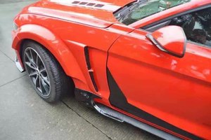 Kylin <span class=keywords><strong>Toten</strong></span> Vlammende Brede Carrosserie 21-delige Set Voor 2015-2016 Voor Ford Mustang Gemakkelijk Achter Auto-Onderdelen Hoog Plastic - Product Image 3