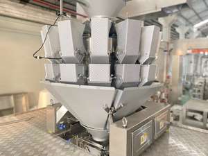 Voll automatische vffs-Mehrkopf-Waagen verpackung in Lebensmittel qualität Frischobst-Gemüses alat Gefrier waage Verpackungs maschine - Product Image 4