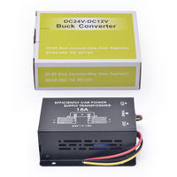 Convertisseur abaisseur de tension CC-CC 15A en gros, 24V vers 12V, transformateur de puissance pour accessoires audio de camion, bus et voiture
