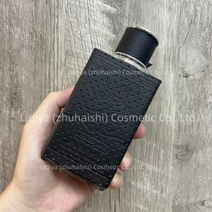 Dubai árabe 100mL Colonia para hombres Perfume <span class=keywords><strong>De</strong></span> Cuero Negro Azul con fragancia <span class=keywords><strong>de</strong></span> larga duración Spray al por mayor - Product Image 3