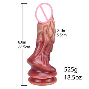 <span class=keywords><strong>Dildo</strong></span> Vibrador Realista con Base de Ventosa Fuerte y Eje Texturizado con Venas para Uso con Manos Libres, <span class=keywords><strong>Dildo</strong></span> Monstruoso Seguro para el Cuerpo - Product Image 4