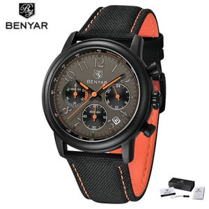 Montres-bracelets pour homme BENYAR 5190, étanches, mode, luxe, montre-bracelet à quartz pour homme, cadeau, Reloj Montre avec coffret cadeau gratuit - Product Image 1