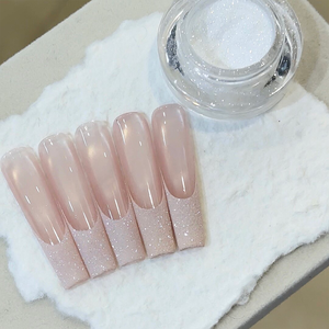 Poudre de <span class=keywords><strong>sucre</strong></span> translucide pour ongles, paillettes fines, poussière scintillante, <span class=keywords><strong>effet</strong></span> <span class=keywords><strong>sucre</strong></span> pour nail art, pigment pour manucure, pour ongles en acrylique et en gel - Product Image 6
