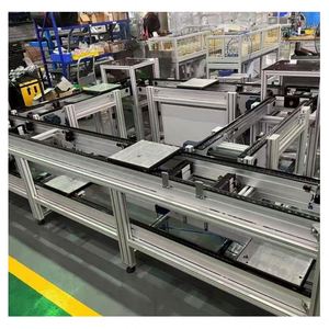 Double Speed Chain Stainless Steel Assembly Line Production System for Food Shops Manufacturing Plants Adjustable Speed Custom - Product Image 1