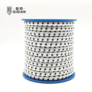 8mm màu trắng và màu đen <span class=keywords><strong>Bungee</strong></span> dây đàn hồi bện polyester nylon Trampoline đàn hồi <span class=keywords><strong>Bungee</strong></span> nhảy dây mặc và cắt kháng - Product Image 4