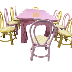 Sillas Infantiles de Ratán Hechas a Mano, Decoración para Fiestas de Cumpleaños, Asientos para Eventos Infantiles, Muebles Ecológicos Naturales - Product Image 5