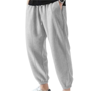 Nouveau pantalon de jogging décontracté pour homme, couleur unie, taille élastique, respirant, coupe ample, grande taille, vêtements de sport d'été - Product Image 3