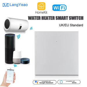 Interrupteur intelligent WiFi LangYeao 20A 40A pour chauffe-eau, chaudière, climatiseur, compatible avec Apple Siri, Alexa, Google Home, automatisation domestique 240V - Product Image 1