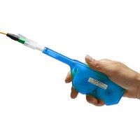 Stylo de nettoyage de connecteur à fibre optique en un clic CLEP-MPO-TB pour connecteurs MPO/MTP 500 + nettoie le modèle économique de couleur bleue