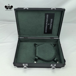 Custodia in similpelle personalizzata OEM per catena cubana hip-hop e ciondolo tennis, ideale per viaggi - Product Image 3