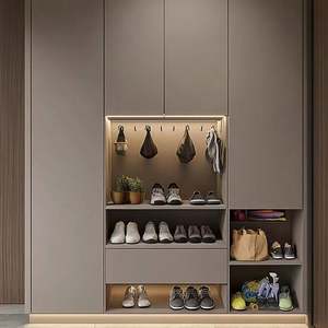 Meuble à chaussures en bois multifonctionnel en vente chaude, meuble d'entrée le plus populaire pour le rangement des chaussures, salon - Product Image 1
