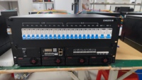 6U + E24600 24V redresseur système d'alimentation cc 12V 48V 60V 120V 60A 90A 200A 400A 600A 2 disjoncteur triphasé 125A
