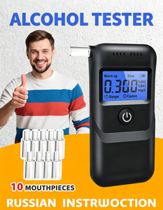 Testeur d'alcoolémie numérique portable haute précision avec écran LCD rétroéclairé pour chauffeurs de camion - Product Image 3