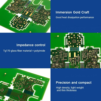 Barre lumineuse flexible multicouche, service clé en main d'assemblage PCBA SMT SMD OEM ODM, certifié ISO, marque QYX, faible MOQ 1