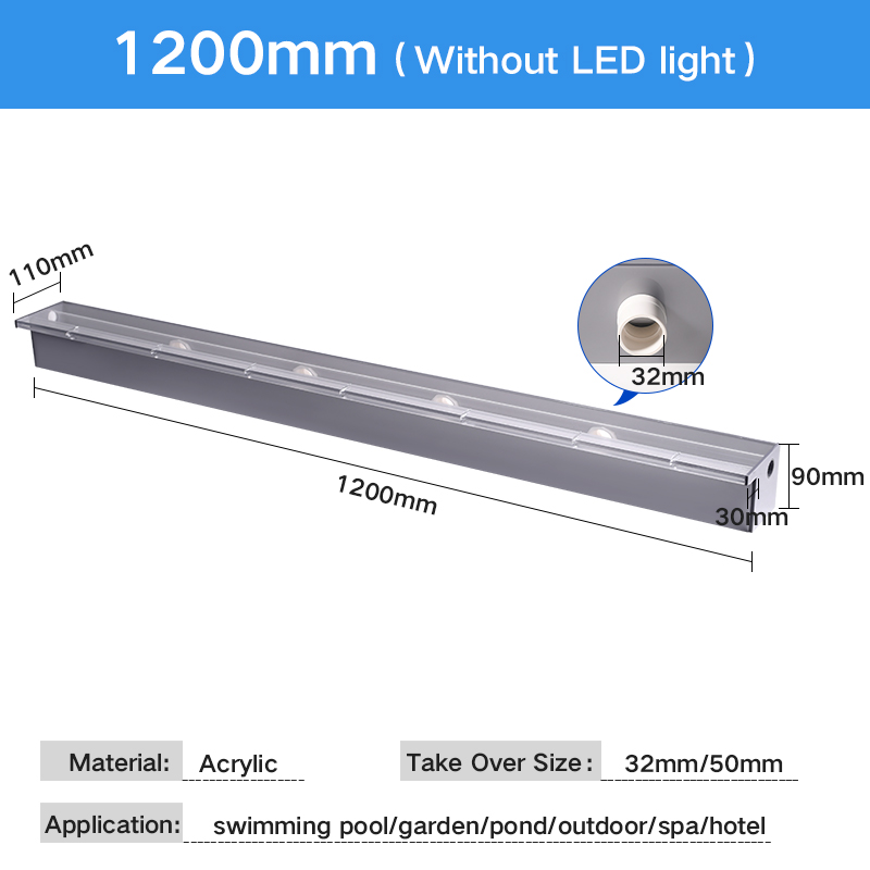 Gris 1200mm-NO LED