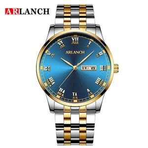 Montre à quartz en acier inoxydable de luxe pour homme 2025, design étanche, double calendrier, fonction lumineuse, verre très vendu - Product Image 2