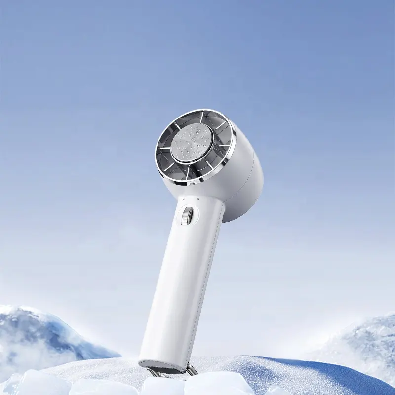 2024 plus récent Portable USB Mini ventilateur ventilateur froid de glace pliable à main été refroidissement par Air ventilateur de batterie Rechargeable