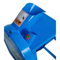 Broyeur d'alimentation électrique multifonctionnel Hacheur de paille de maïs Hachoir de fourrage Petite machine à couper les paillettes Mini broyeur d'herbe