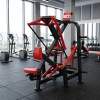 Equipo Profesional de Gimnasio Comercial con Carga de Placas de Acero para Entrenamiento de Fuerza: Remo Alto y Peso Muerto