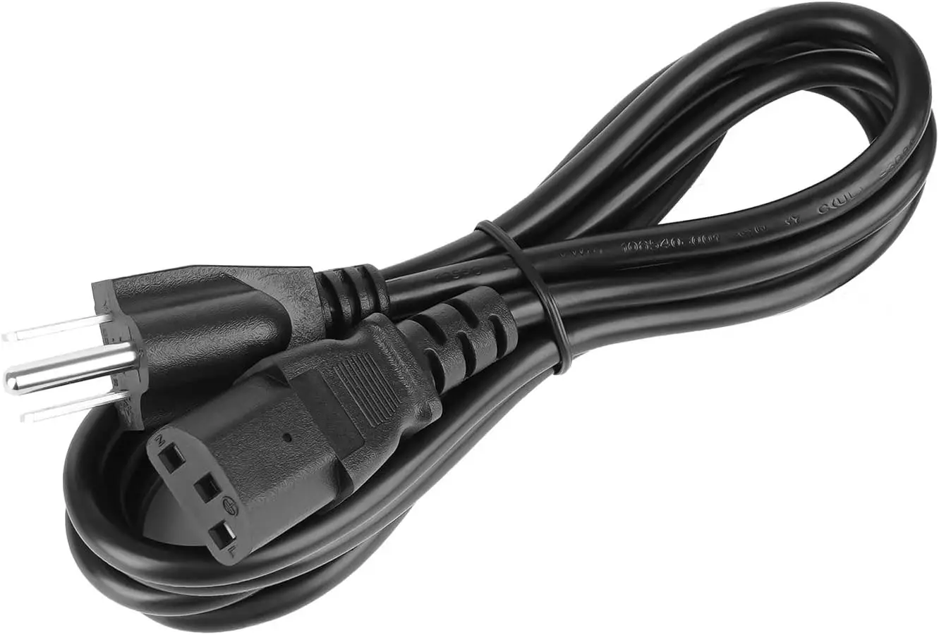 YILUN 6ft USA Standard AC Power Cord Cable Desktop Computer PC 1.8M IEC320 0.75mm for wholesales 220v power