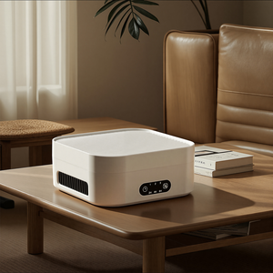 Meistverkaufter Tragbarer Desktop-Luftreiniger aus Kunststoff Elektrisch Abnehmbar 12 Aktivkohlefilter Geräuscharm Leise Luftreinigung EU - Product Image 6