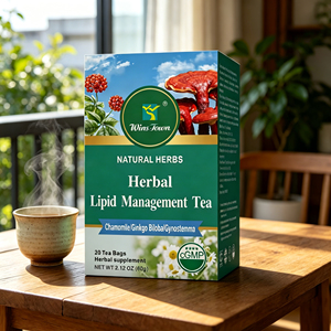 WinsTown Herbal Lipid Management <b>Tea</b> 20 Bags Natural Herbs Blend Plant lngredients Chamomile Ginkgo Biloba <b>Tea</b> For Daily Enjoy - Product Image 5