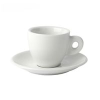 Maßgefertigtes Umweltfreundliches Weißes Porzellan Tee- und Kaffeetassen-Set Personalisierte Keramik-Untertassen für Werbegeschenke Heim Restaurant Hotel Nutzung
