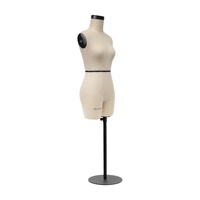 Demi-échelle robe gonflable forme Mini torse féminin tissu motif couturière raccord Mannequin pour coudre 1/2 pantalon Miniature