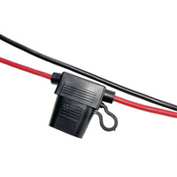 Câble de déconnexion rapide à 2 broches SAE pour batterie 12V, câble SAE vers pince de batterie, fusible 10A
