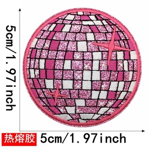 หมวกปักลายประกายวิบวับสำหรับผู้หญิงผู้ชายหมวกลายดิสโก้บอลแบบ DIY - Product Image 6