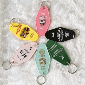 Design Custom Logo Keychains Vintage Hotel Room Keychains with UV Printing Anime and Cartoon Style Available in Various Colors - Product Image 3