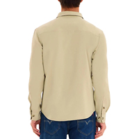 Chemises à manches longues pour hommes, coupe ample, couleur dégradée, respirantes, anti-bactériennes, à séchage rapide, en polyester et élasthanne, UPF 50, personnalisables en gros (OEM)