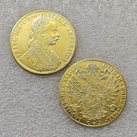 Pièces de monnaie commémoratives de style antique de l'Autriche 1873-1915, 4 Ducats, cadeaux, décoration de la maison