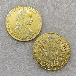 1873-1915 Oostenrijk 4 Ducat antieke stijl herdenkingsmunten, geschenken, woondecoratie - Product Image 2