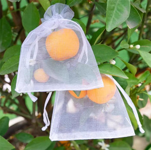 Garden Fruit Protection <b>Mesh</b> Bags Drawstring Anti-Bird <b>Insect</b> Netting for Grape & Small Fruits - Product Image 3