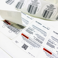 Étiquettes personnalisées multicouches durables et imperméables, logo de haute qualité, adhésif double face, extensibles, détachables, de qualité médicale, pour livrets