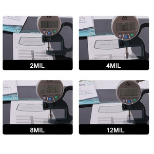 स्पष्ट खिड़की फिल्म पारदर्शी/काले सुरक्षा ग्लास पन्नी 2mil 4mil 8mil 12mil सुरक्षा खिड़की फिल्म - Product Image 3