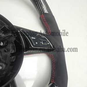 Nuevo Producto: Volante de Fibra de Carbono y Alcántara para Modelos Audi A3 A4 A4L A5 A7L A8 Q5 Q7 B9 A6 R8 TT - Product Image 3