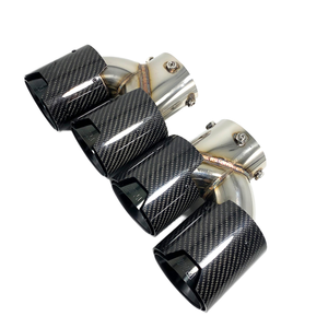 Ujung Knalpot Serat Karbon Stainless Steel <span class=keywords><strong>M</strong></span> Performance untuk bmw G20 G21 G23 G42 M240i M340i M440i - Product Image 6