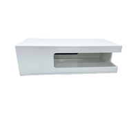 Table basse en bois MDF avec peinture brillante Design contemporain pour l'intérieur et l'extérieur pour les meubles de salon