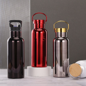silverjet Insulated Stainless Steel Water <b>Bottle</b> 500ml 750ml Vacuum Flask With Handle For Travel Outdoor Camping - Product Image 3