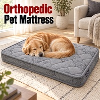 Matelas orthopédique pour chien avec housse amovible et lavable pour collections de literie pour animaux de compagnie en marque blanche et vente au détail