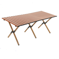 Table pliante d'extérieur en acier au carbone - Portable pour la plage, le camping, les pique-niques, les barbecues et les repas rapides