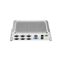 Sans ventilateur IPC I3 I5 I7 CPU PC industriel robuste intégré boîte PC Mini ordinateur boîte 10 * COM + 3 * LAN
