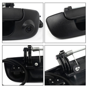 มือจับประตูด้านหลังพร้อมกล้องสำหรับ Dodge RAM 02-08 55276237AA อะไหล่ ABS สีดำ - Product Image 4