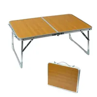 Table pliante d'extérieur Table de pique-nique en alliage d'aluminium pour le camping Table pliante imperméable ultra-légère et durable