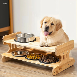 Goodbye Pet Feeding Rack Multifunctional <b>Storage</b> For Cat Home Use Simple Style - Product Image 2