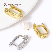 Fils d'oreille en métal en laiton plaqué or 18 carats, crochets de boucle d'oreille de bricolage, attaches de base de montages de boucle d'oreille, accessoires de fabrication de boucle d'oreille de bijoux de bricolage